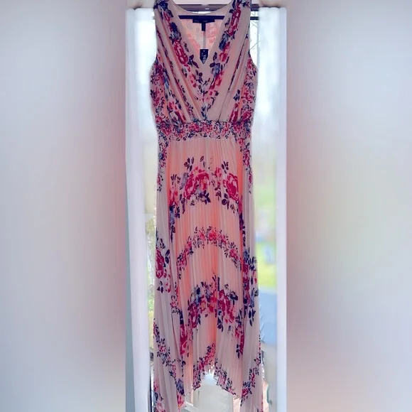 WHBM floral midi dress size 6-8 - Picture 7 of 10